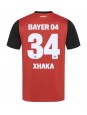 Moški Nogometna dresi replika Bayer Leverkusen Granit Xhaka #34 Domači 2024-25 Kratek rokav